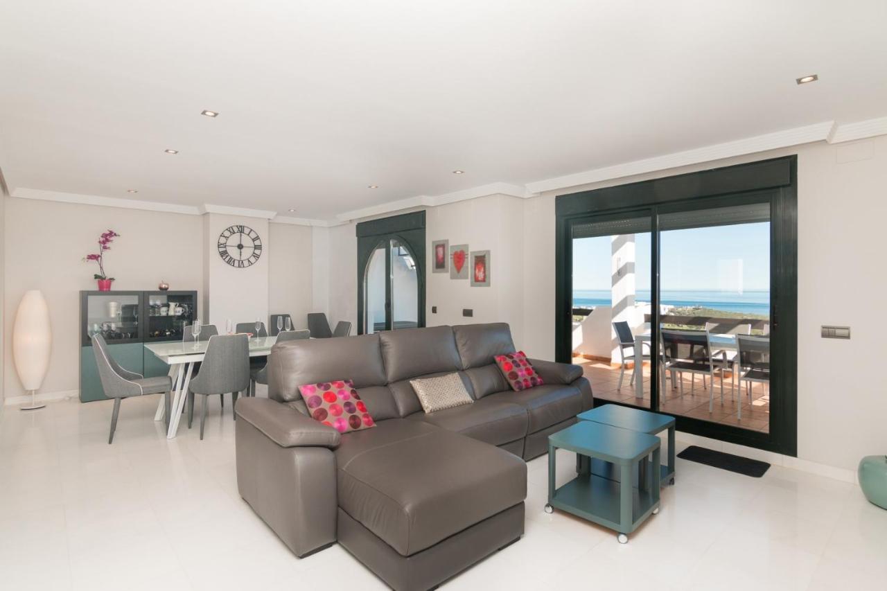 Ferienwohnung 2186-Luxury Sea View Penthouse In Casares Costa Exterior foto