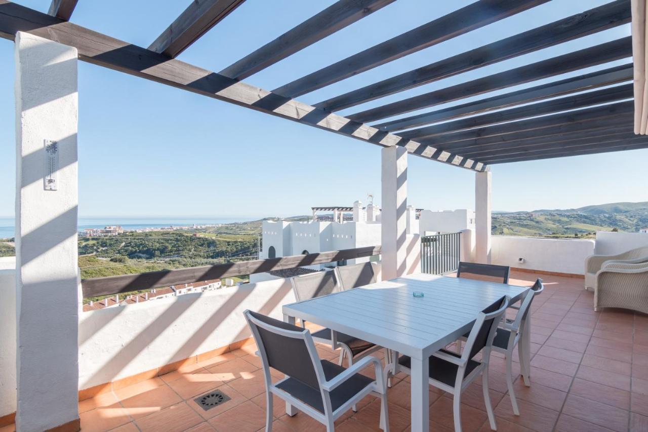 Ferienwohnung 2186-Luxury Sea View Penthouse In Casares Costa Exterior foto