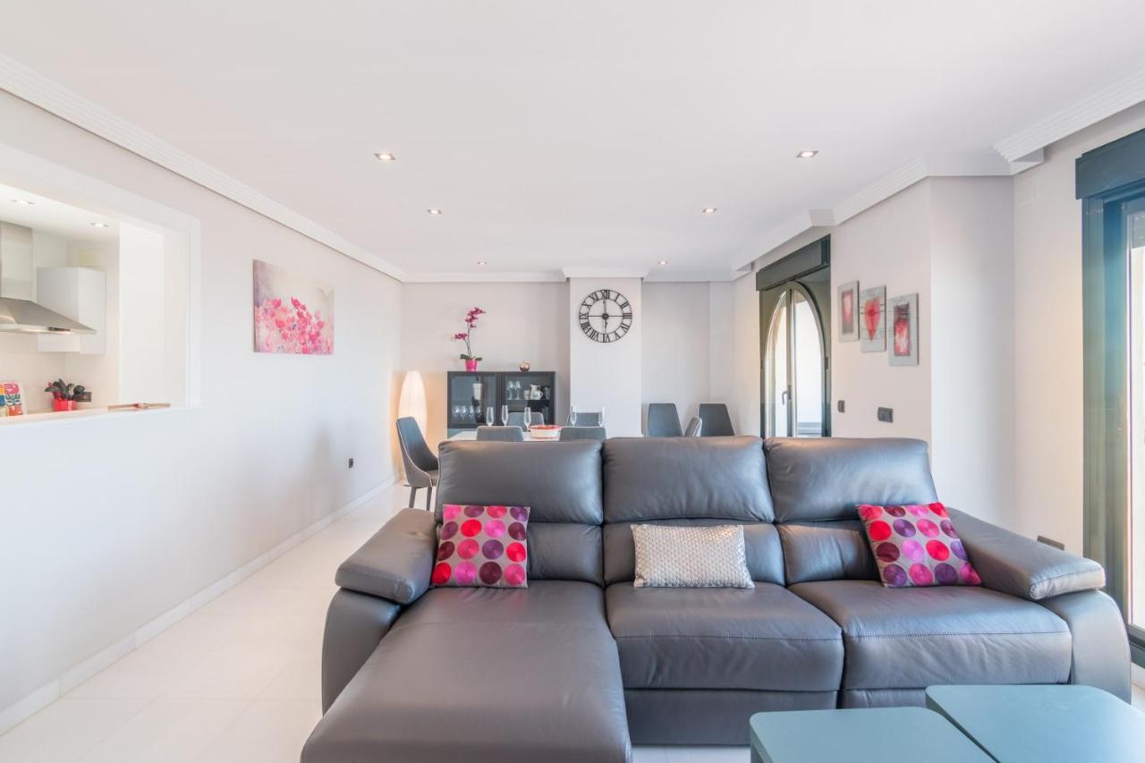 Ferienwohnung 2186-Luxury Sea View Penthouse In Casares Costa Exterior foto